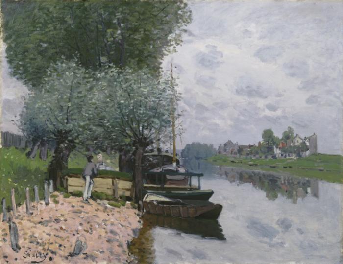 Alfred Sisley La Seine a Bougival France oil painting art